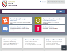 Tablet Screenshot of edam-volendam.nl